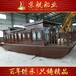 现货供应景区12米画舫船升级款仿古木质画舫船尺寸