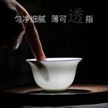 便携快客杯一壶二杯景德镇白瓷茶杯旅行功夫茶具套装简约家用图片1