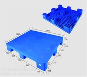 1210平板大九脚食品行业托盘、易清洗托盘、防滑托盘、物流、叉车、仓储、货架托盘图片2