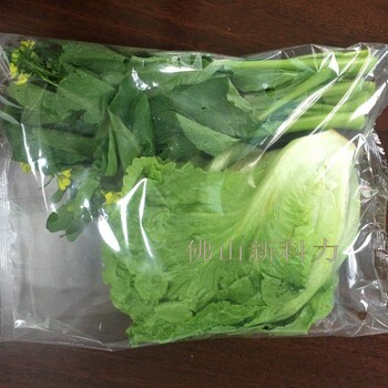 蔬菜保鲜包装机叶菜套袋打包机广东新鲜叶菜包装机