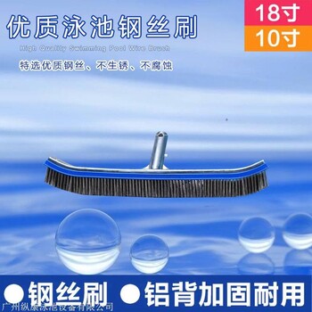 泳池清洁配件 泳池配套用品 池壁钢刷