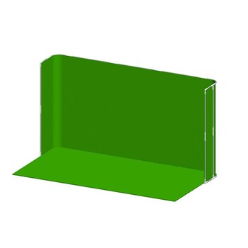 便携移动抠像绿箱 U型可拆卸移动抠像幕布 微电影抠图虚拟蓝绿箱