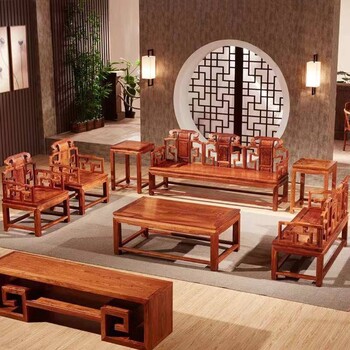 小户型选用红木沙发多功能深色实木客厅家具刺猬紫檀小款式沙发价格