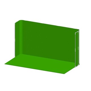 便携移动抠像绿箱 U型可拆卸移动抠像幕布 微电影抠图虚拟蓝绿箱图片