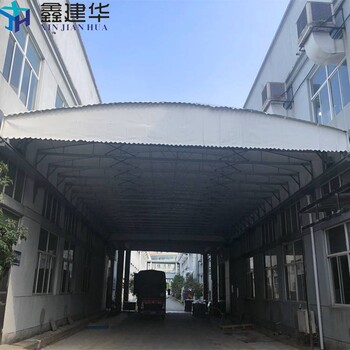 河南新乡户外抗风移动帐篷篮球场电动棚遮阳环保美观