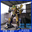 北京威震天商场室外摆放机器人模型大黄蜂5米汽车人变形金刚可穿戴图片