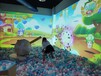 3D投影砸球儿童乐园互动墙面游戏