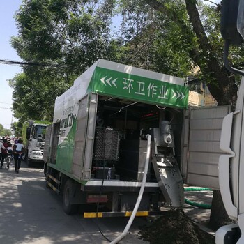 无害化分离吸粪车 车载污泥分离车 东风多利卡净化吸污车