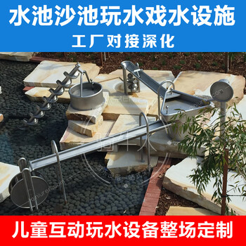 深圳骑牛人游乐设备有限公司沙池戏水设备,农庄生态园河道戏水玩水景观设施