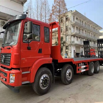 江淮K5后八320装载机拖车大型工程机械运输车