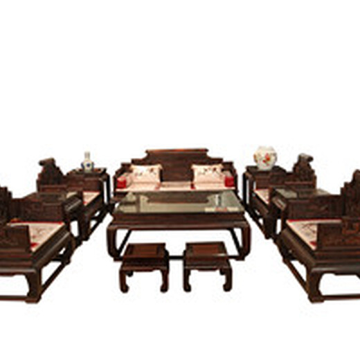 老挝酸枝商务接待沙发温州王义红木缅花材质沙发价格优惠