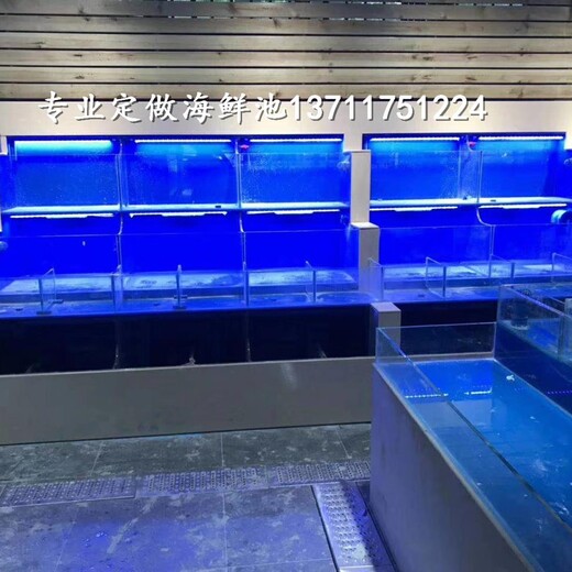 广州沙河玻璃海鲜池定制 海鲜池 在线免费咨询