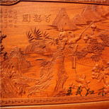 王义红木济宁红木家具,老图谱雕刻王义红木缅花梨餐桌巨匠图片2