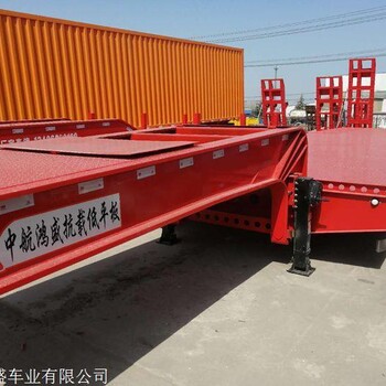 12米挖掘機(jī)拖車廠家
