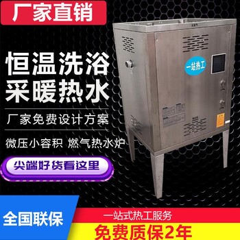 厂家小型燃气热水锅炉 容积式采暖热水炉 洗浴供暖恒温热水炉