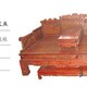 济宁缅甸花梨罗汉床王义红木圆形餐桌产品图