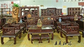 青岛大师设计红木办公沙发做工美观,交趾黄檀沙发图片0