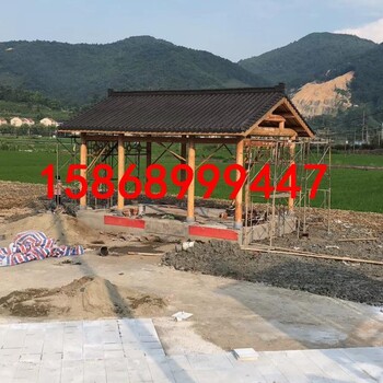 溫州古建木亭子圓亭廠家