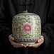 欧式美式新中式青花陶瓷储物罐摆件新中式将军罐子陶瓷茶叶罐