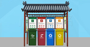 镁铭铝合金垃圾分类亭,郴州垃圾分类亭的意义设计合理图片0