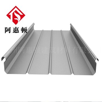 新型厂房金属屋面系统 45-470型金属屋面板 保温降噪铝镁锰板