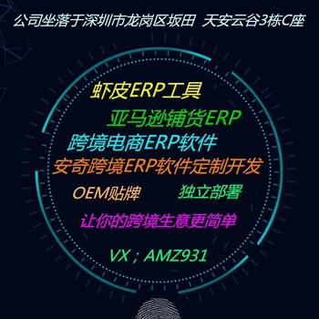 亚马逊店铺ERP软件开发定制，私有化部署