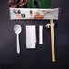 生产一次性筷子四件套包装机器/纸巾筷子牙签勺子餐具包装机