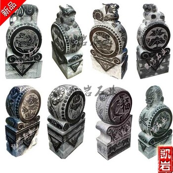 精雕石雕抱鼓石看  仿古石雕抱鼓石 廠家
