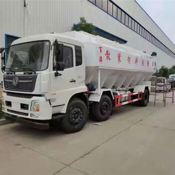 柳汽60方半掛飼料車半掛飼料運輸車,解放前四后四散裝飼料運輸罐
