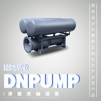 天津市高扬程浮筒式轴流泵现货批发 扬程:1-20米