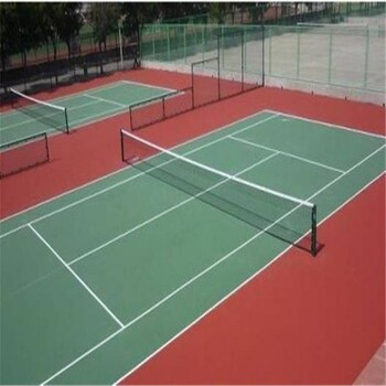 山东单位网球场建设小区网球场建造网球场地施工