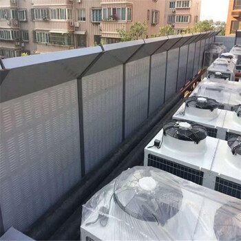 高速公路聲屏障廠家工廠隔音墻空調(diào)外機(jī)降噪金屬吸音板橋梁隔聲板