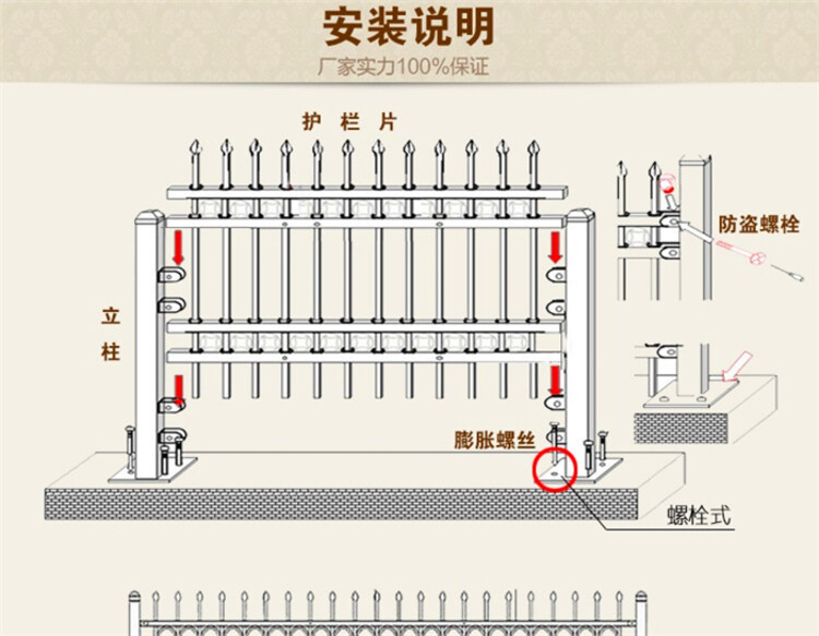 锌钢隔离护栏