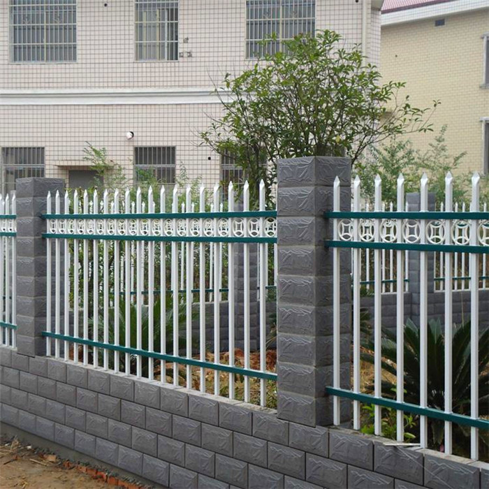 工厂围墙锌钢护栏,铝艺阳台护栏