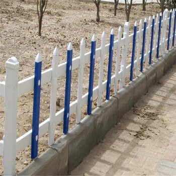 小区pvc护栏 草坪隔离护栏 安装方便