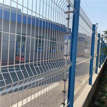 桃型柱折弯护栏网小区防护栏就找涨源厂家