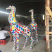 名圖玻璃鋼雕塑動物雕塑廠家,梅州玻璃鋼動物雕塑色澤光潤
