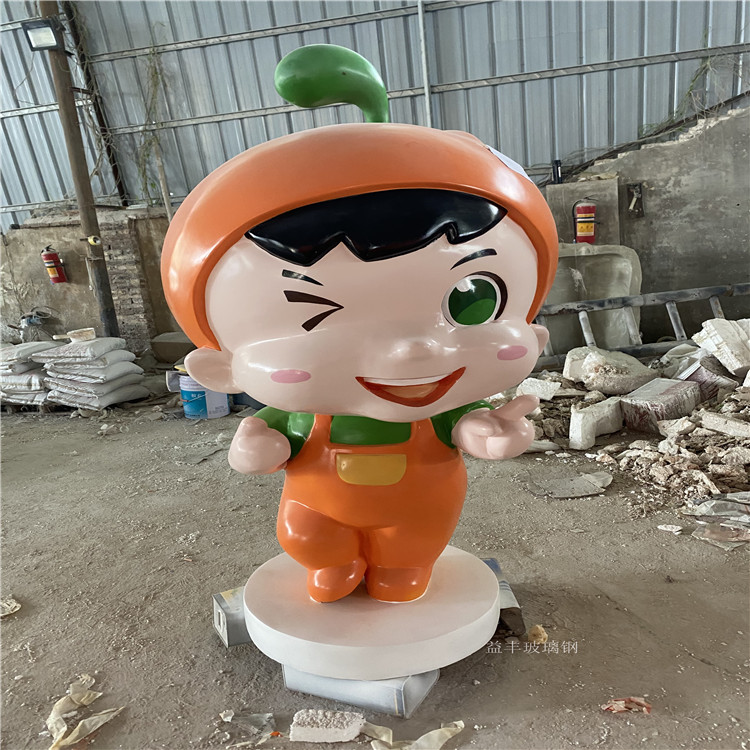 阳江益恒定制玻璃钢卡通雕塑校园文化浮雕雕塑