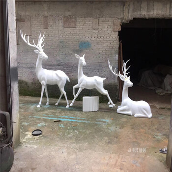 阳江玻璃钢动物雕塑瑰丽多彩,仿真动物雕塑
