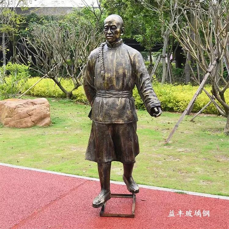 茂名玻璃鋼廚師人物雕塑