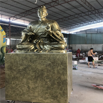 阳江玻璃钢革命人物雕塑 园林人物雕塑 买过的人都好评