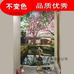 楼盘营销中心墙绘 江苏高端手绘油画壁画 低价