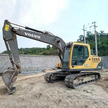 沃尔沃中型二手挖掘机 贵州沃尔沃EC140B中型二手挖机9成新