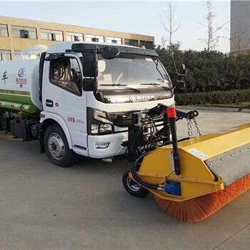 東風(fēng)牌5噸工地抑塵車,藍(lán)牌灑水車