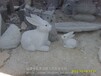 兔子石雕十二生肖动物石雕兔景观动物雕塑