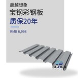 安徽上海宝钢彩钢瓦宝钢黄石PE聚酯彩钢板图片0