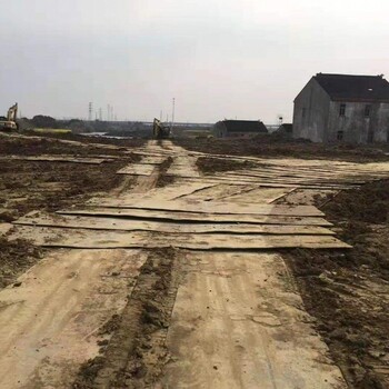 临时垫路的钢板出租道路防滑钢板租用及出租