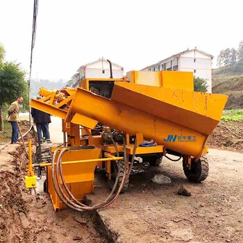 兴化加工定制拦水带路肩现浇成型机滑模摊铺机分几种