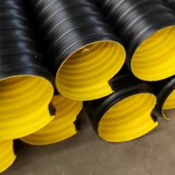 石家庄聚乙烯钢带增强螺旋波纹管价格
