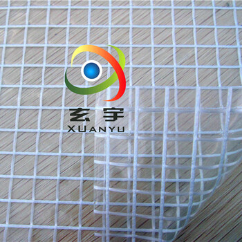 玄宇防尘网格布,防水海宁玄宇PVC透明网格布款式